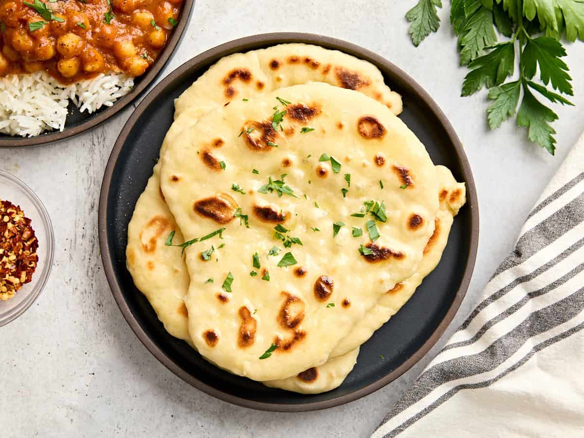 Homemade Naan