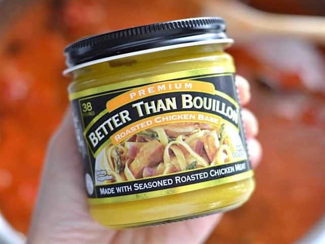 Jar of chicken flavored Better Than Bouillon