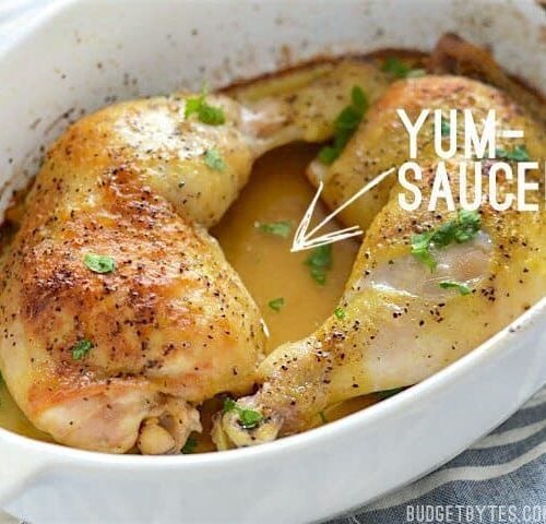 Oven Roasted Chicken Legs Recipe Budget Bytes