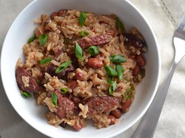 Pressure Cooker Red Beans and Rice - BudgetBytes.com