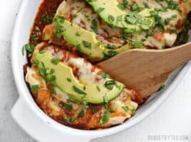 Weeknight Enchiladas - BudgetBytes.com