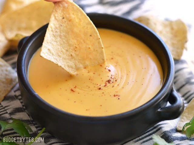 Homemade Queso Dip {No Processed Cheese!}