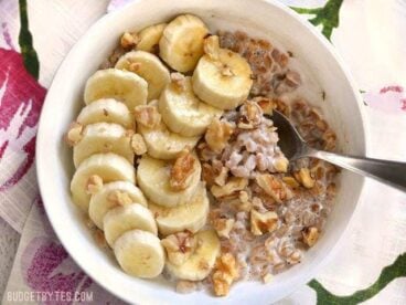 Banana Nut Breakfast Farro - BudgetBytes.com