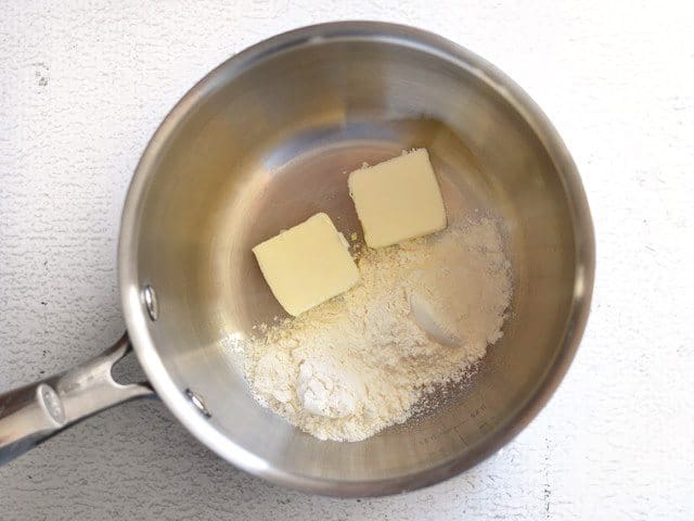 Flour and Butter for 5 Minute Nacho Cheese Sauce - BudgetBytes.com