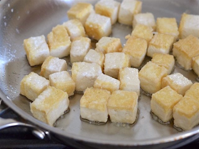 Golden Tofu for Pan Fried Sesame Tofu with Broccoli - BudgetBytes.com