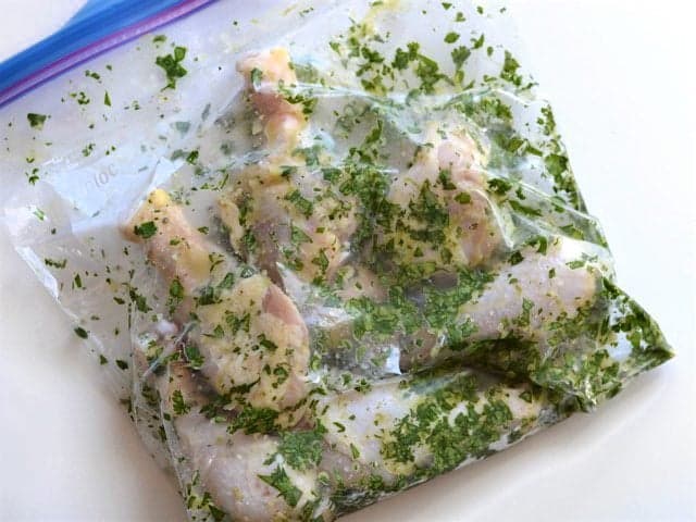 Marinating Chicken in a zip top bag