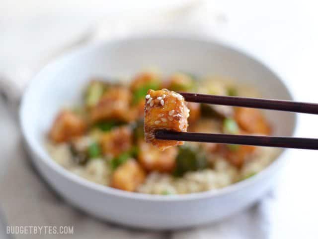 Honey Sriracha Tofu Recipe - Budget Bytes