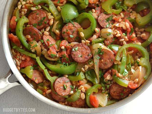 SAUSAGE AND PEPPERS, WEEKNIGHT MEAL