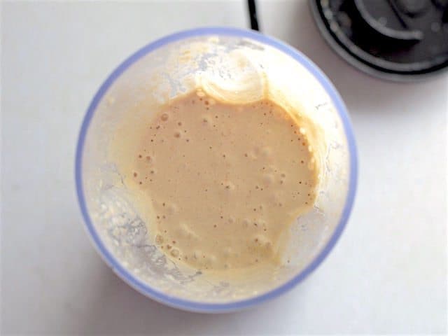 Tahini Dressing in a blender