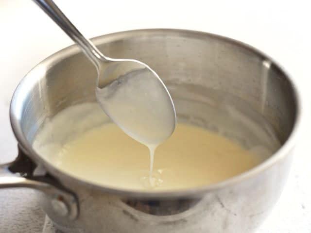 Thickened Milk for 5 Minute Nacho Cheese Sauce - BudgetBytes.com