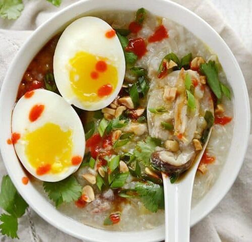 Best Rice Porridge with Chicken and Mushrooms Recipe - How to Make