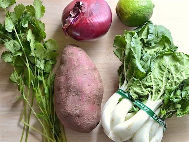 Whole Vegetables for Thai Curry Vegetable Soup 