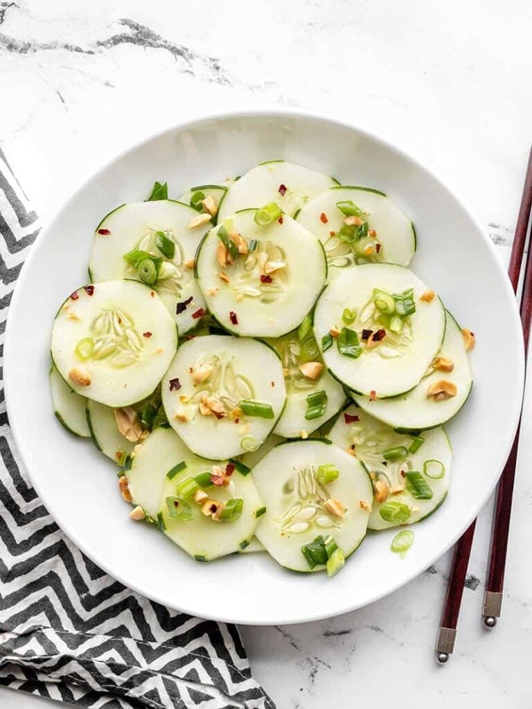 Sesame Cucumber Salad Recipe Vegan Budget Bytes