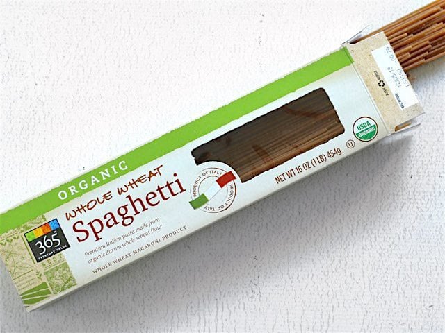 Box of Whole Wheat Spaghetti