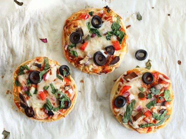 Freezer Ready Mini Pizzas baked