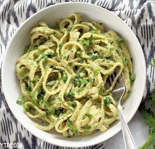 Parsley Scallion Hummus Pasta Vegan Budget Bytes