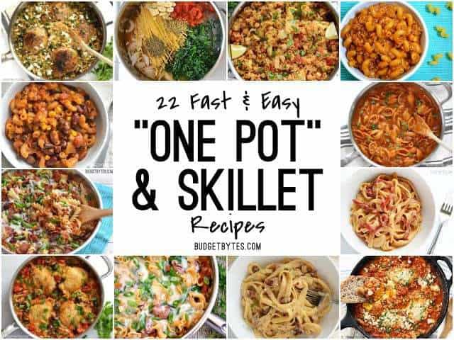 22 Fast and Easy One Pot Meals