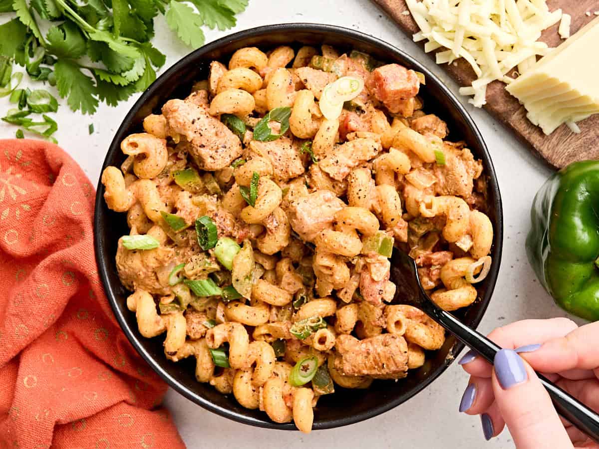 Creamy Chicken Fajita Pasta