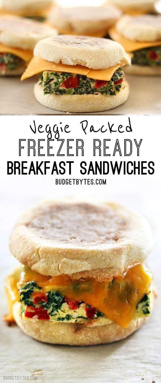 Make-Ahead Freezer Breakfast Sandwiches - The Real Food Dietitians