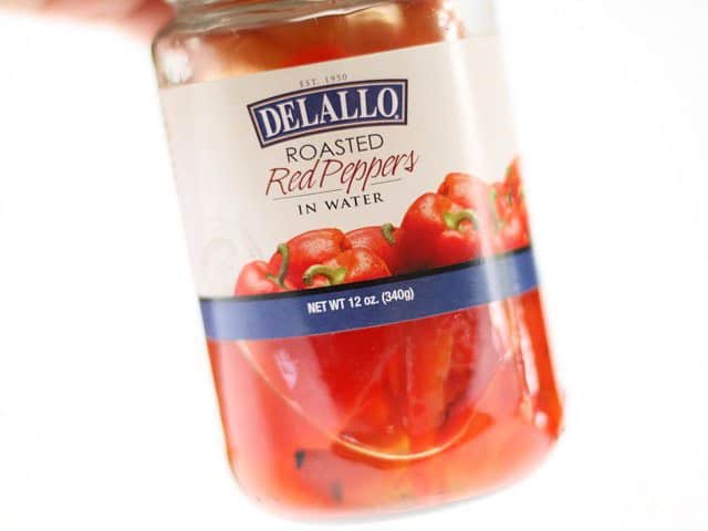 Jar of Roasted Red Peppers