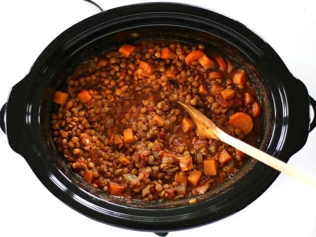 Slow Cooked Lentils