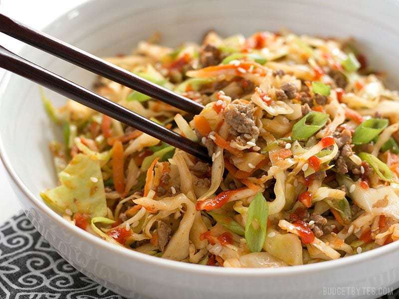 Beef and Cabbage Stir Fry - with VIDEO - Budget Bytes