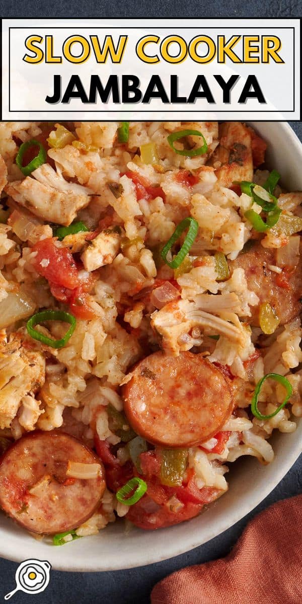 Slow Cooker Jambalaya pin image