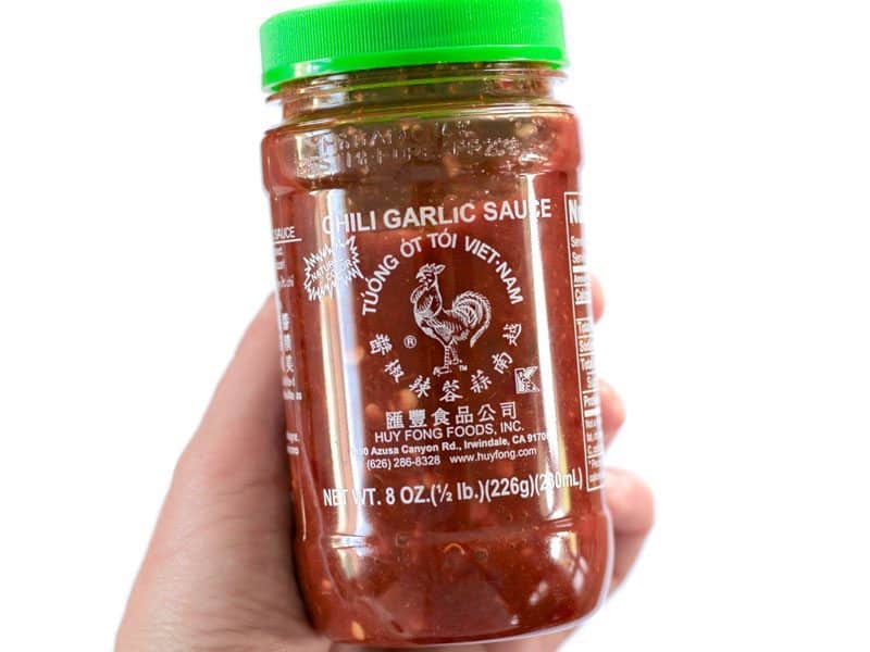 Chili Garlic Sauce bottle