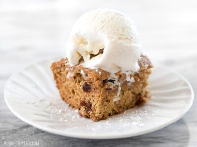 The 1917 Applesauce Cake from Anne Byrn's new book American Cake is light, sweet, and full of warm spices. BudgetBytes.com