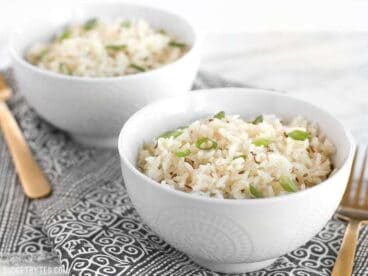 Cumin rice is an earthy and slightly peppery dish that can be used as the base for many meals. BudgetBytes.com