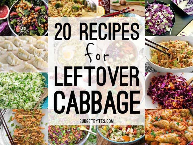 20 Recipes Cabbage - Budget