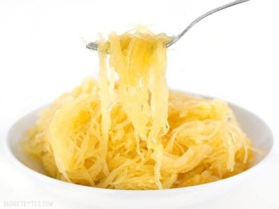 Slow Cooker Spaghetti Squash takes the mystery and effort out of preparing this sometimes large and awkward vegetable. BudgetBytes.com