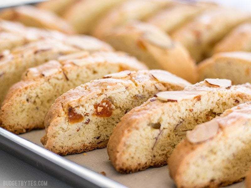 Apricot Almond Biscotti - Sunnyside Cook