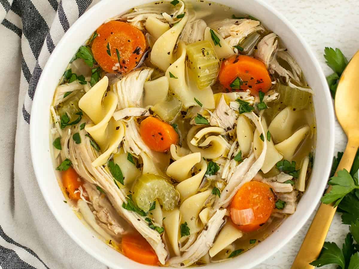 chunky chicken and vegetable soup