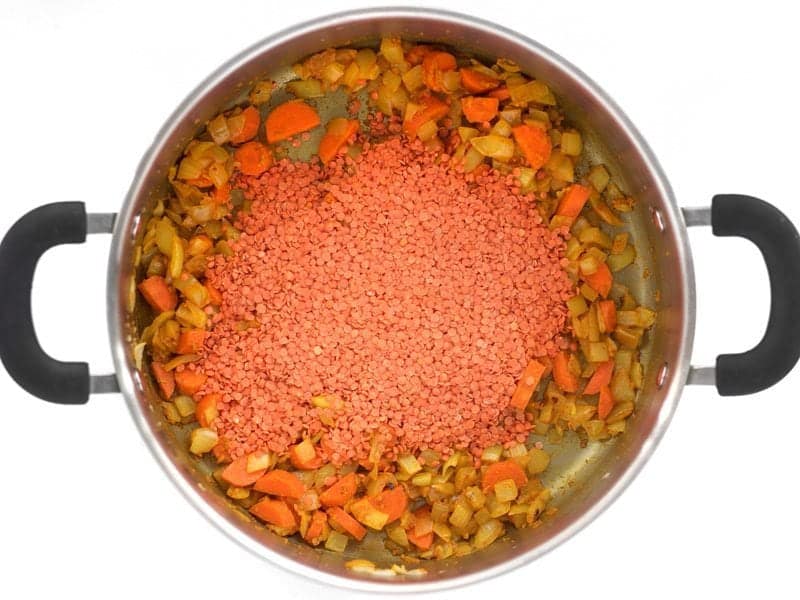 Carrots and Red Lentils