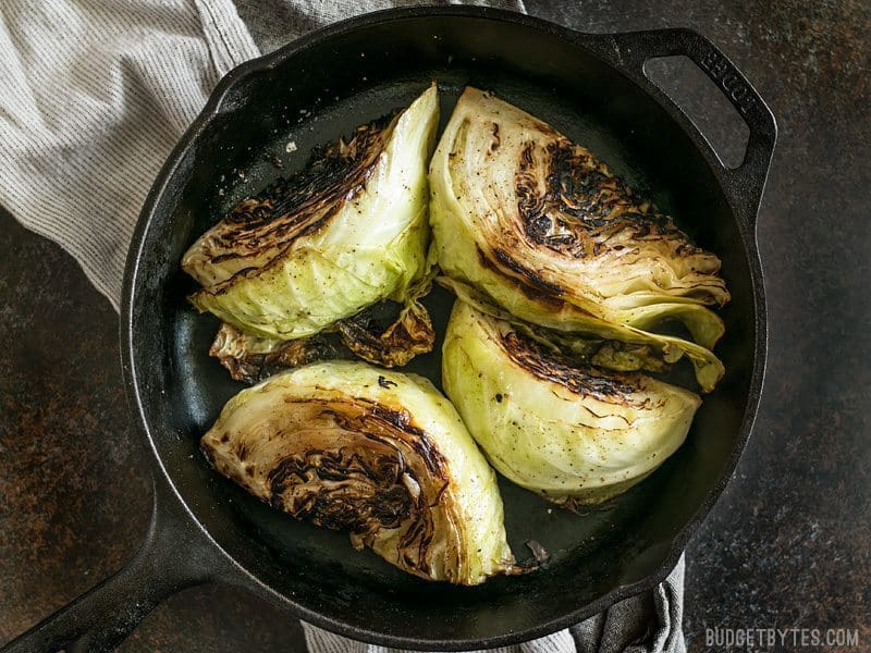 image of Blackened Cabbage With Chipotle Mayo recipe by Budget Bytes