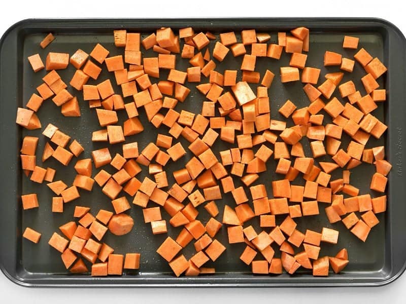 Diced Sweet Potatoes