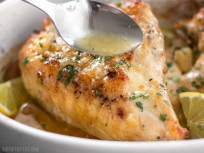 This low and slow cooking method makes this Lemon Garlic Roasted Chicken incredibly tender, juicy, and flavorful! BudgetBytes.com