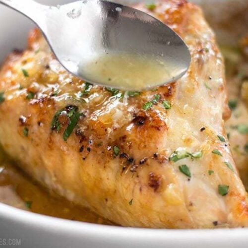 This low and slow cooking method makes this Lemon Garlic Roasted Chicken incredibly tender, juicy, and flavorful! BudgetBytes.com