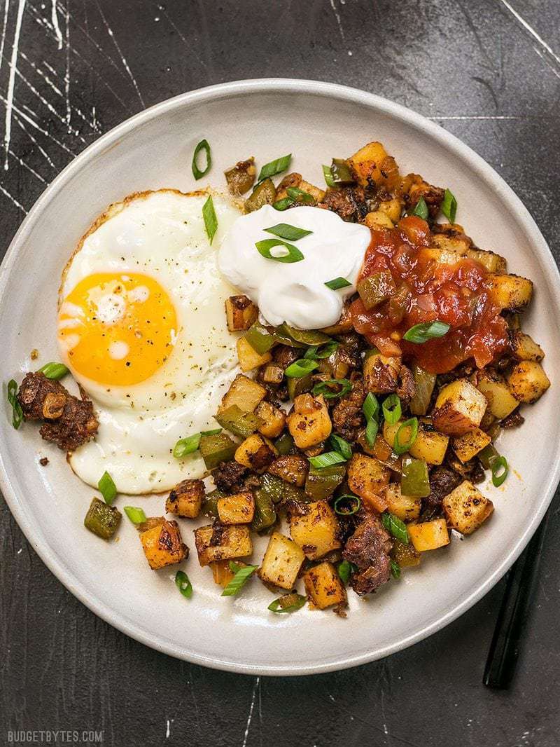 Eggs Potatoes and Chorizo Breakfast Skillet Recipe