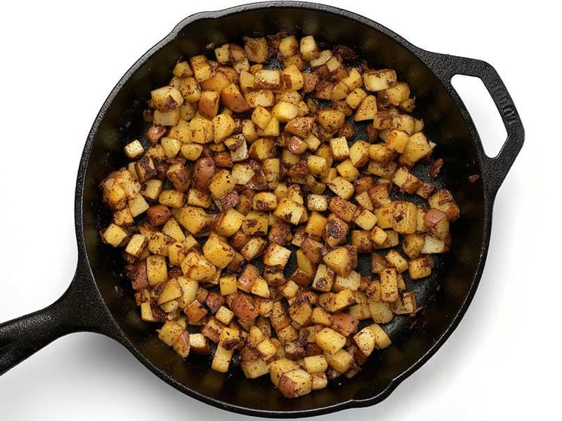 Chorizo Hash - Skillet Chorizo Potatoes - Sprinkles and Sprouts