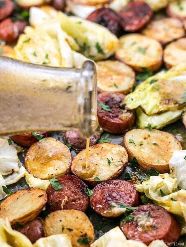 Sheet Pan Roasted Kielbasa and Cabbage Dinner Budget Bytes