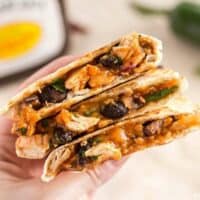 These Ultimate BBQ Chicken Quesadillas are packed with colorful ingredients and deliciously tangy BBQ sauce! #ad BudgetBytes.com