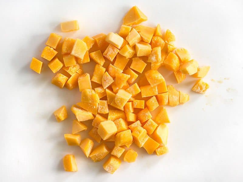 Frozen Cubed Mango