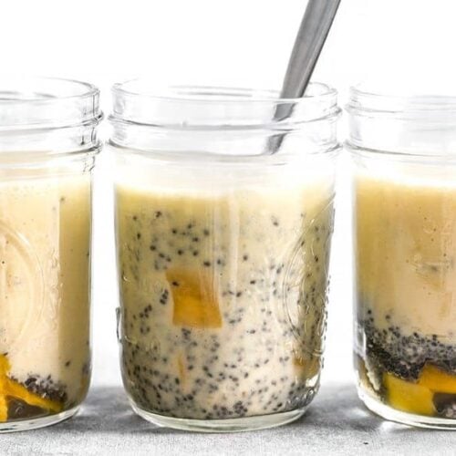 Stir Mango Coconut Chia Pudding