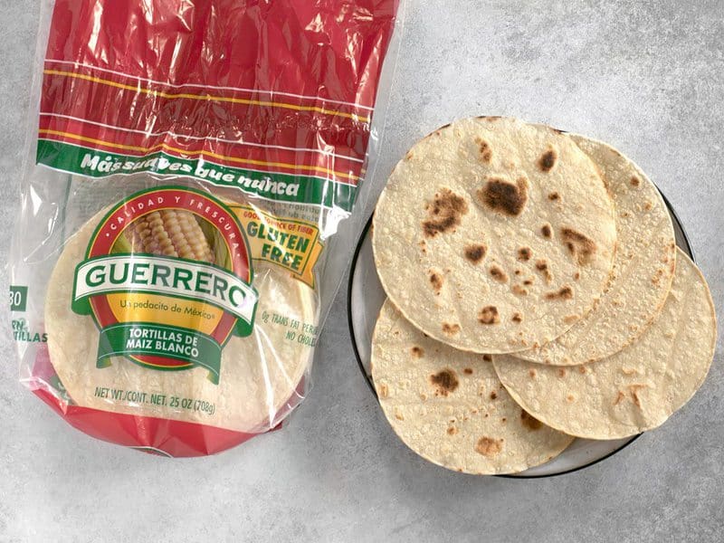 Toasted Corn Tortillas