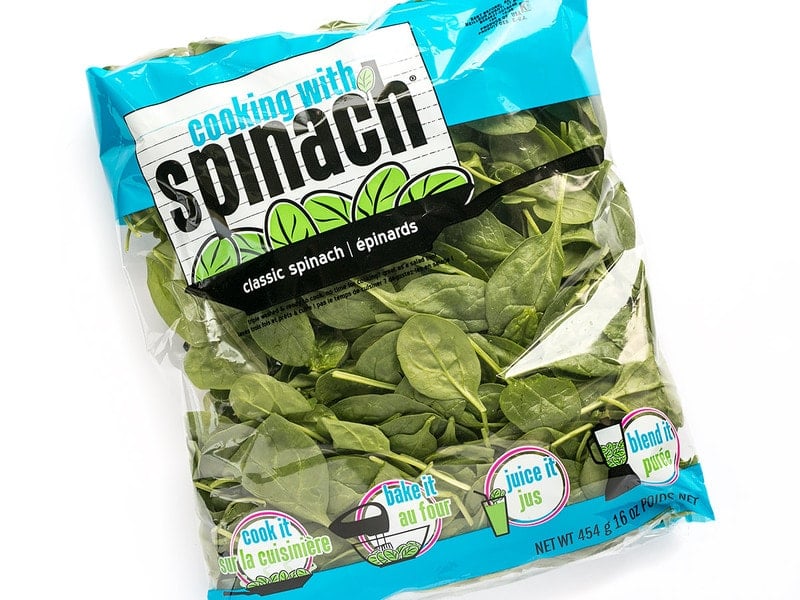 Fresh Baby Spinach package