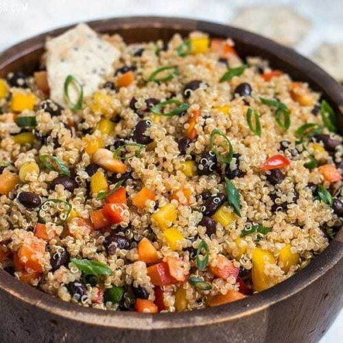 Whether enjoyed alone as a meal or as a side for grilled meat or fish, this Smoky Quinoa and Black Bean Salad is rich, smoky, and packed with flavor and nutrients. BudgetBytes.com
