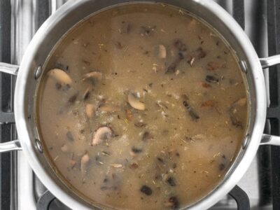 Creamy Garlic Mushroom Soup from Scratch - Budget Bytes