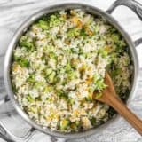 This Easy Cheesy Broccoli Rice is a fast and flavorful side when you don't have time to make a classic Broccoli Cheddar Casserole. BudgetBytes.com